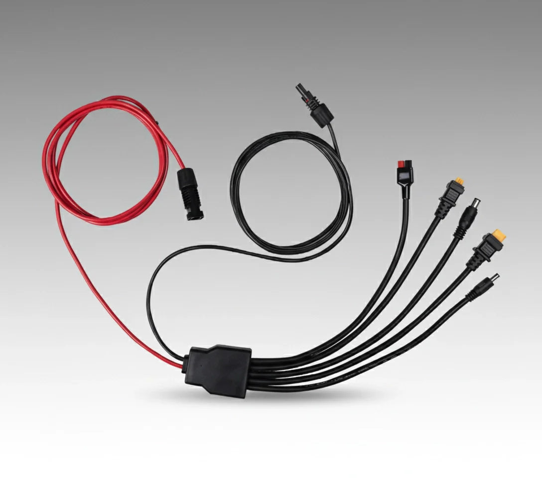 Renogy 8FT 14AWG 5 to 1 Solar Adapter Cable